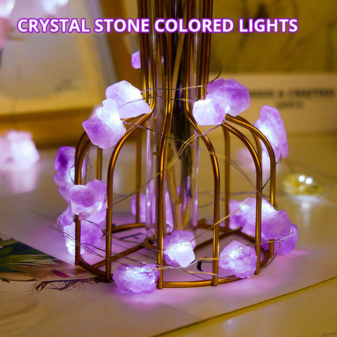 Image of Natural Pink Amethyst Original Stone Atmosphere Light