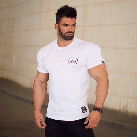 Image of Men Cotton Dry Fit Gym Training T shirt