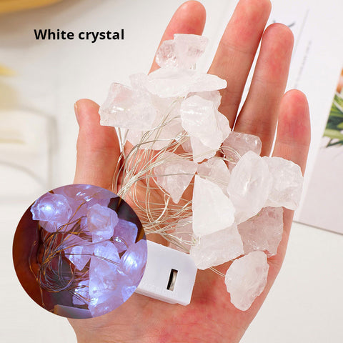 Image of Natural Pink Amethyst Original Stone Atmosphere Light