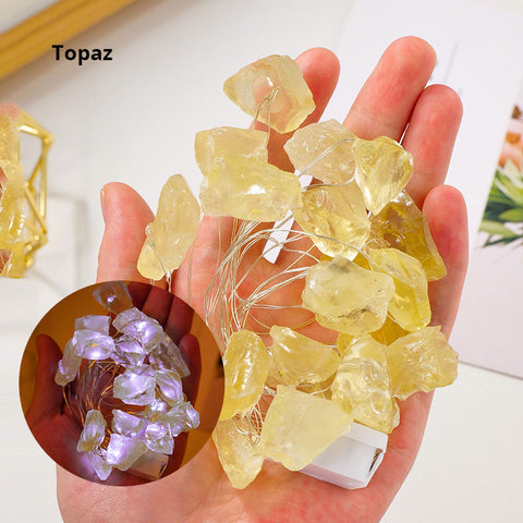 Image of Natural Pink Amethyst Original Stone Atmosphere Light