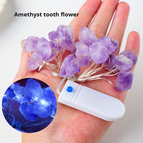 Image of Natural Pink Amethyst Original Stone Atmosphere Light