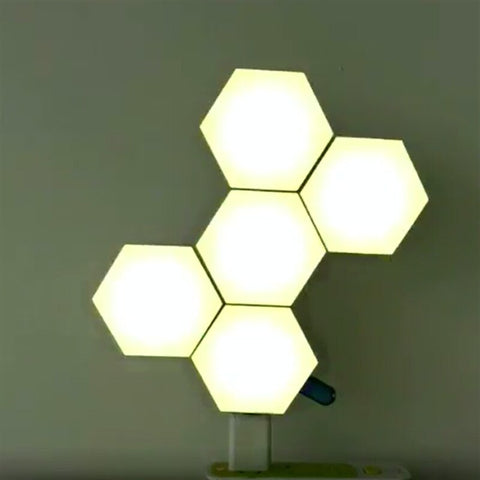 Image of LED Dimmable Multi Function Lighting Modes Hexagon Light