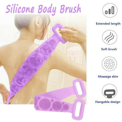 Image of Bath Artifact Shower Shower Silicone Body Brush.
