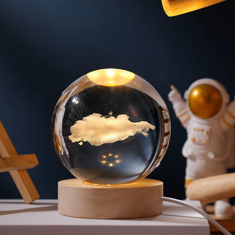 Image of Universe Series Luminous Crystal Ball Night Light