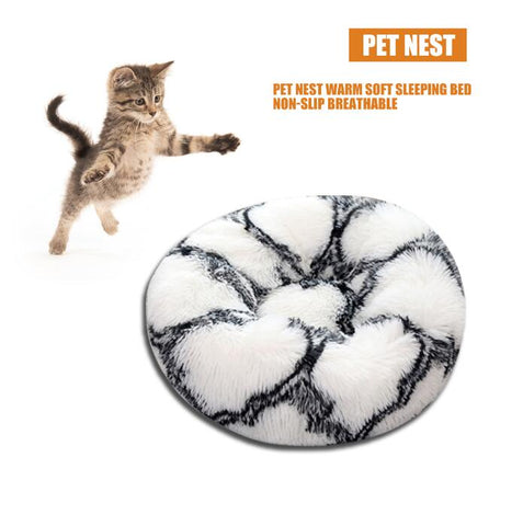 Image of Pet Nest Warm Soft Plush Sleeping Bed