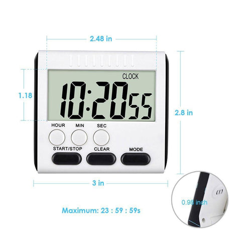 Image of Multifunction LCD Digital Kitchen Cooking Timer.