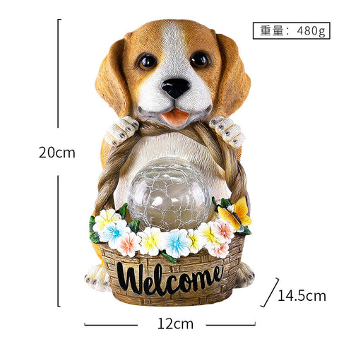 Image of Solar Night Light Cute Puppy