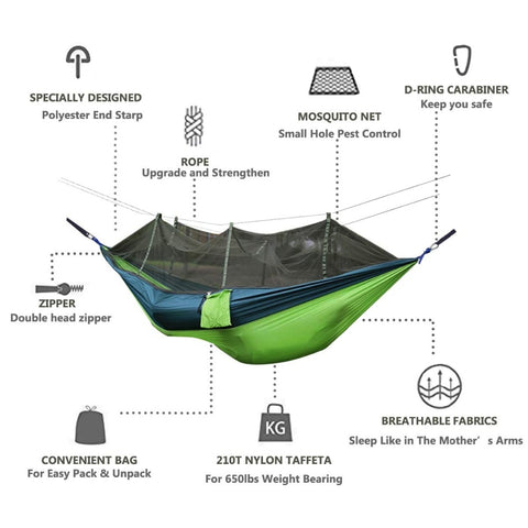 Image of Portable Hammock Mosquito Net