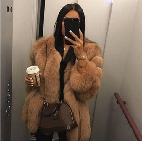 Image of Women's Faux Fur Coat