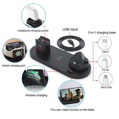 Image of 6 in 1 Wireless Charger