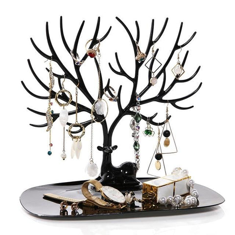 Image of ANFEI Little Deer Jewellery Display Stand Tray Tree.