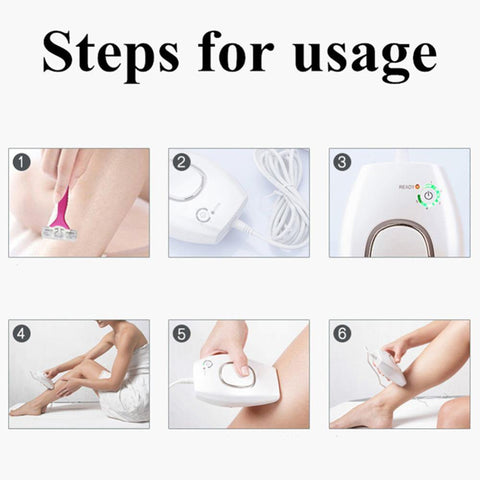 Image of IPL Epilator Laser Hair Removal Machine.