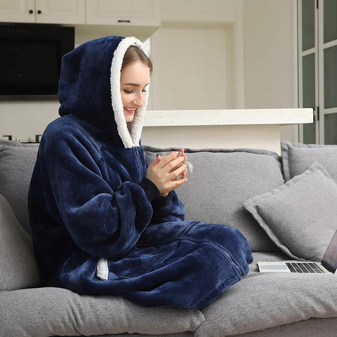 Image of Ultra Plush Blanket Winter Oversized Hoodies.