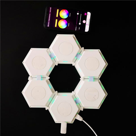 Image of LED Dimmable Multi Function Lighting Modes Hexagon Light