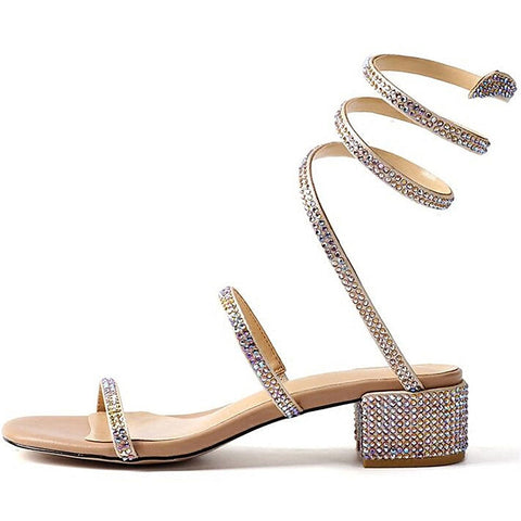 Image of Crystal Gladiator Sandals