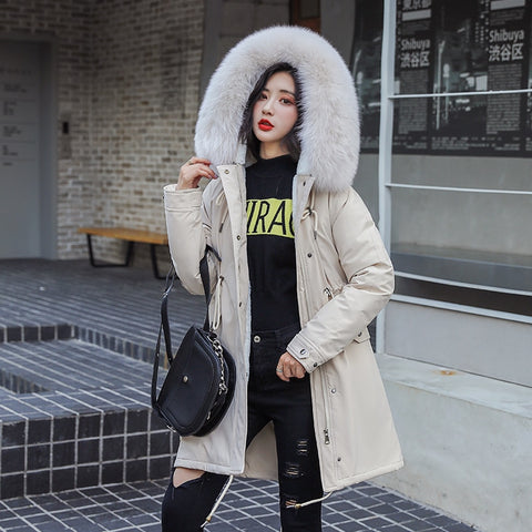 Image of Fur Hooded Jackets