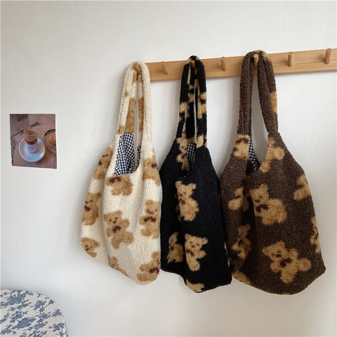 Image of Fabric Shoulder Tote Bag
