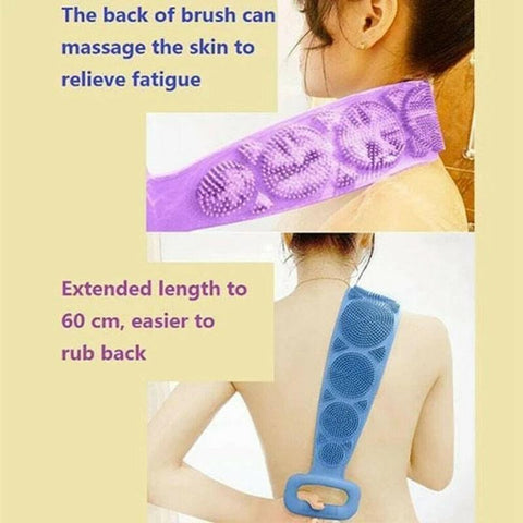 Image of Bath Artifact Shower Shower Silicone Body Brush.