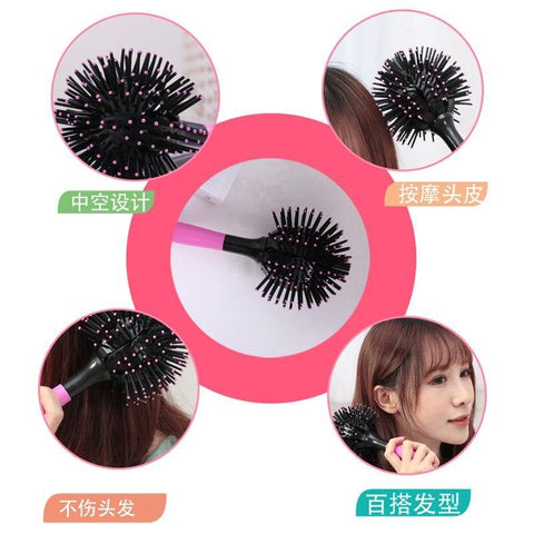 Image of 3D Round Hair Brushes.