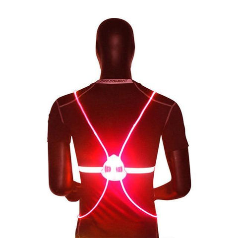 Image of 360 Reflective LED Flash Driving Vest High Visibility Night.