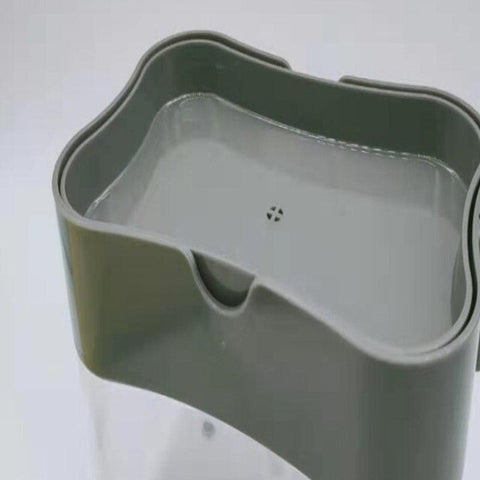 Image of Kitchen Soap Dispenser Single Hand Sponge Soap.