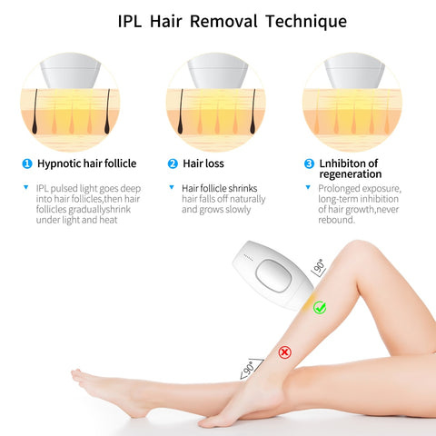 Image of Handheld IPL Laser Hair Removal