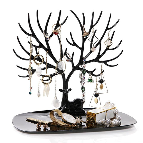 Image of ANFEI Little Deer Jewellery Display Stand Tray Tree.