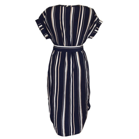 Image of Striped Office Pencil Dress