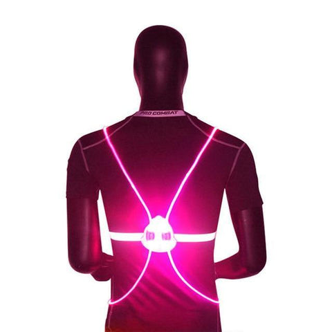 Image of 360 Reflective LED Flash Driving Vest High Visibility Night.