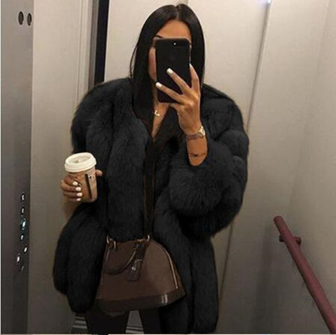 Image of Women's Faux Fur Coat