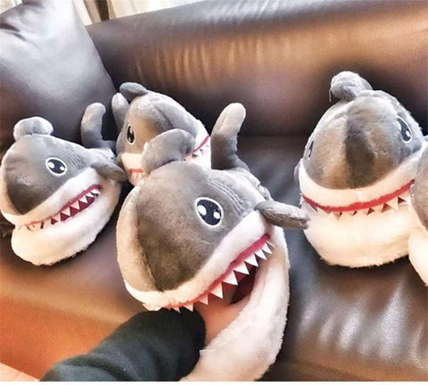 Image of Shark Slipper Cotton Warm Indoor slippers.