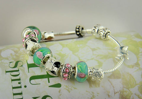 Image of Silver Charm Bracelet