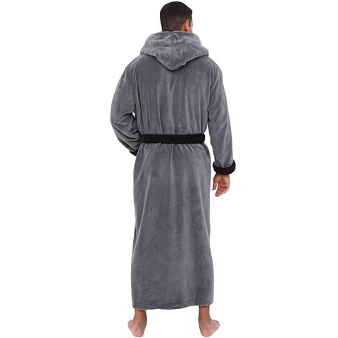 Image of Men's Winter Long Sleeved Dressing Gown.