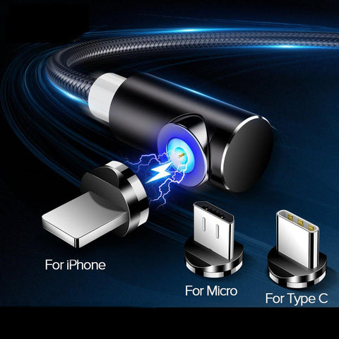Image of 2m Magnetic Cable Micro USB Adapter Charger.