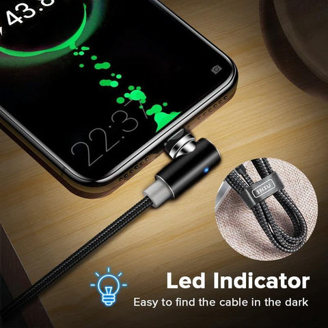 Image of 2m Magnetic Cable Micro USB Adapter Charger.