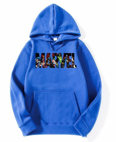 Image of marvel print Hoodie.