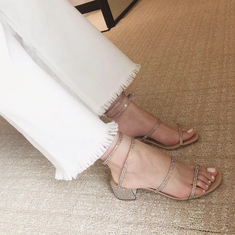 Image of Crystal Gladiator Sandals