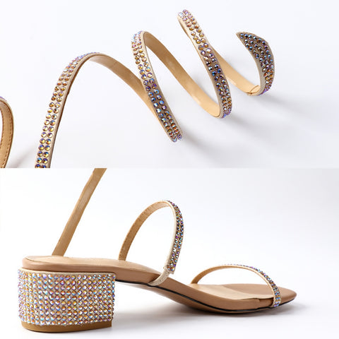 Image of Crystal Gladiator Sandals