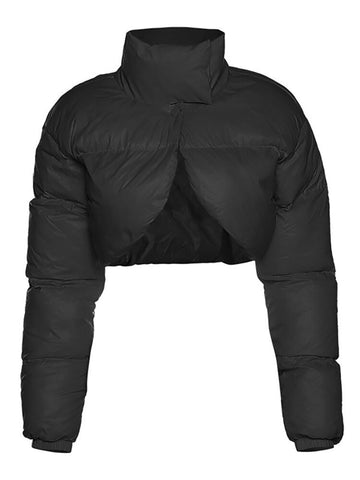 Image of Women's Cotton-padded Thick Short Parka Jackets