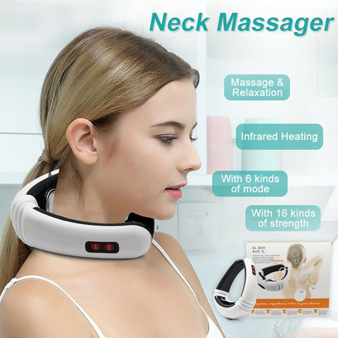 Image of Electric Pulse Back and Neck Massager.