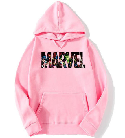 Image of marvel print Hoodie.