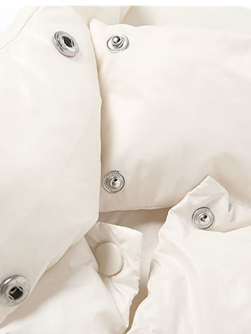 Image of Women's Cotton-padded Thick Short Parka Jackets