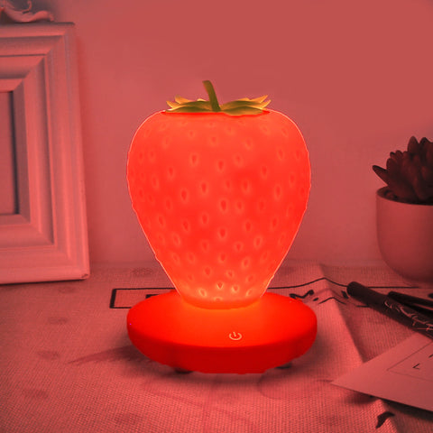 Image of Creative Home Strawberry Night Light USB Rechargeable