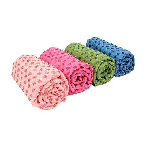 Image of Yoga Mat Cover Towel Blanket For Fitness Exercise.