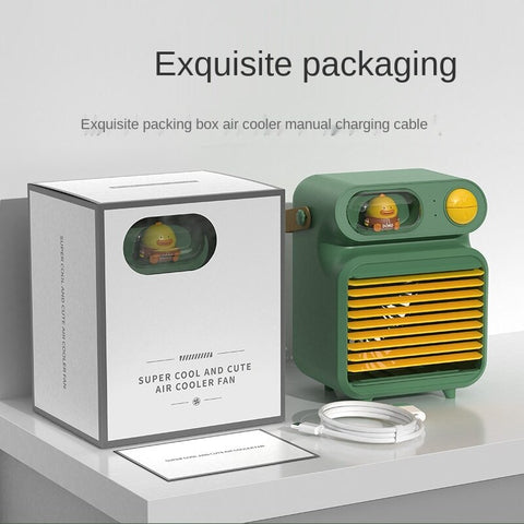 Image of Air Cooler Mini Portable Rechargeable