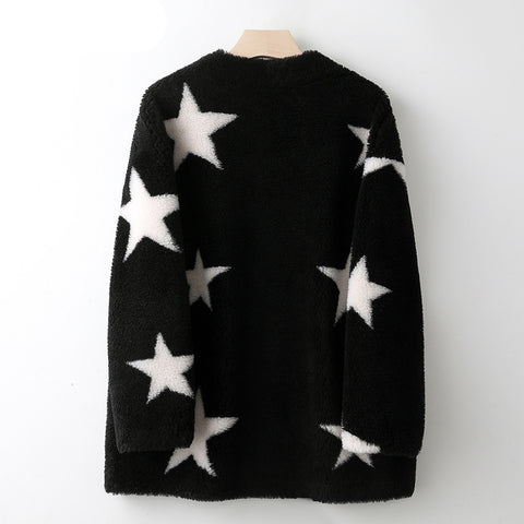 Image of Wool Fur Coat