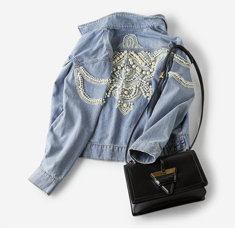 Image of Light Blue Vintage Denim Jacket