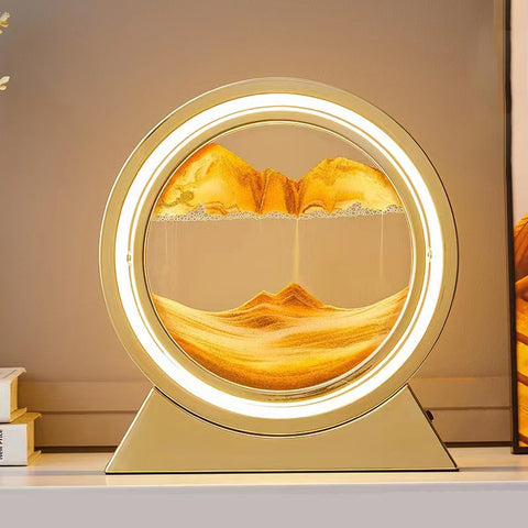 Image of Creative Flow Sand Painting Sand Table Lamp