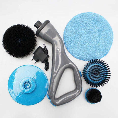 Image of 4pcs Cordless Hurricane Muscle Scrubber Electric Cleaning Brush.