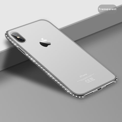 Image of Diamond Bling Transparent Phone Case for iPhone